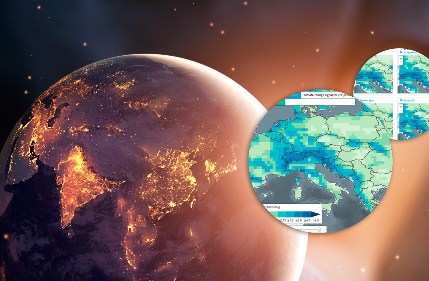 impact2C - Climate atlas