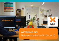 Netzwerktechniker*in gesucht (m/w/d) - Vollzeit/ab sofort/Linz