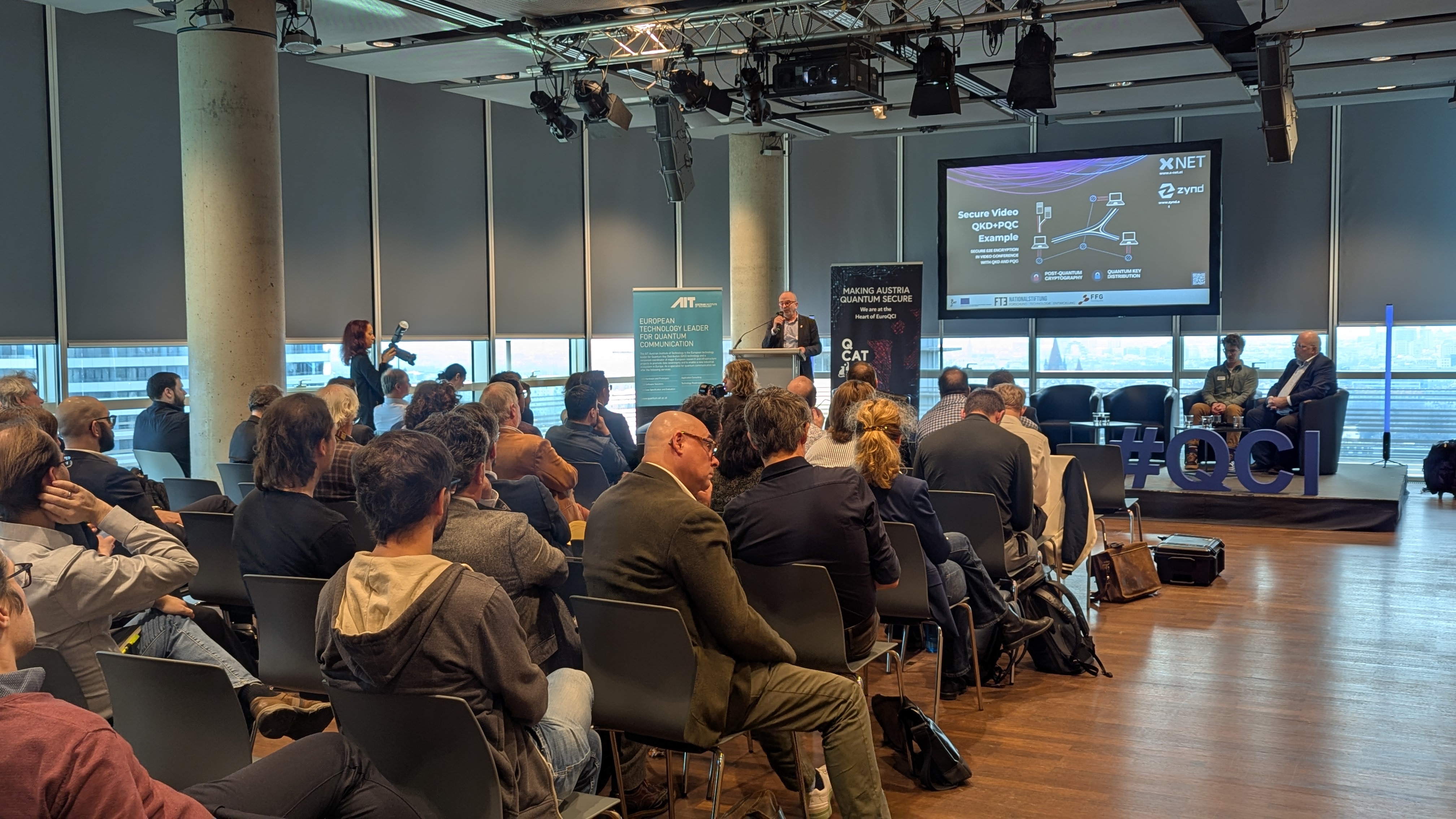 QCI-CAT Abschlussevent - Vortrag Nikolaus Dürk, X-Net