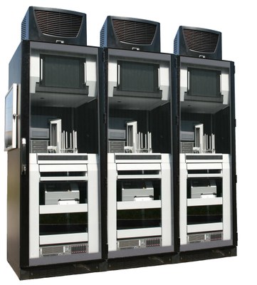 CD/DVD/Blu-Ray Robot cluster